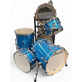 Used Ludwig 4 Piece Breakbeats By Questlove Blue Sparkle Drum Kit