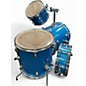 Used Ludwig 4 Piece Breakbeats By Questlove Blue Sparkle Drum Kit