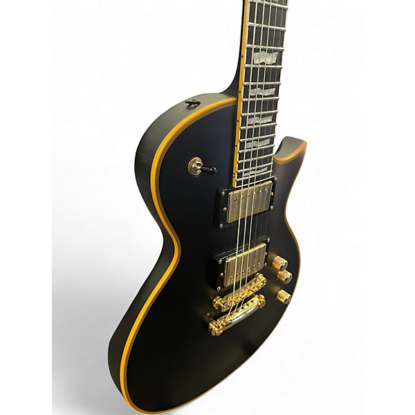 Used ESP EC1000 Black and Gold Solid Body Electric Guitar