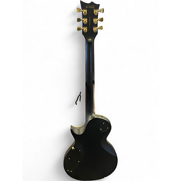 Used ESP EC1000 Black and Gold Solid Body Electric Guitar