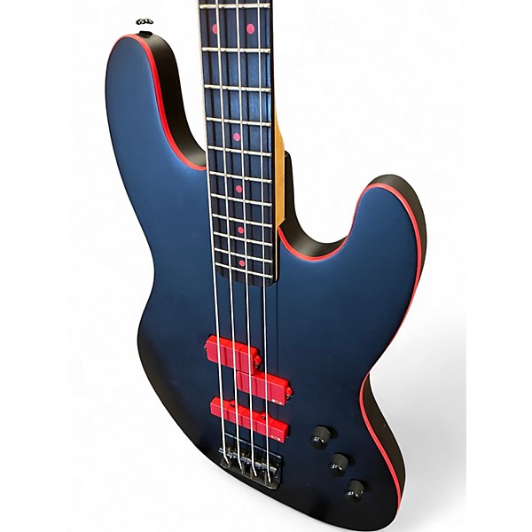 Used ESP LTD BELLO BLACK AND RED Electric Bass Guitar