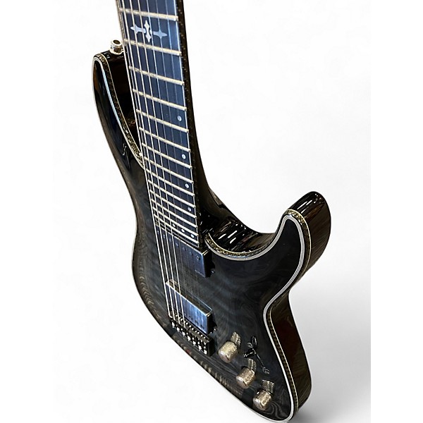 Used Schecter Guitar Research HELLRAISER C7 HYBRID BLACK BURST Solid Body Electric Guitar