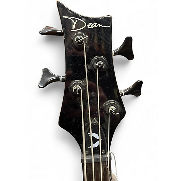 Used Dean Edge 4 String Black Electric Bass Guitar