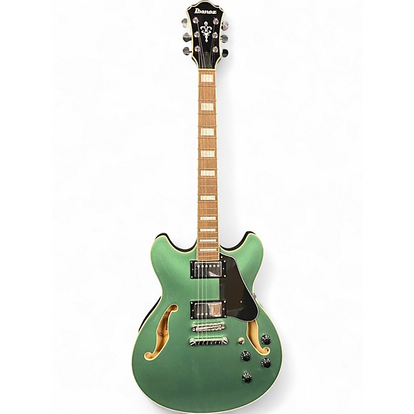 Used Ibanez AS73G Royal Olive Hollow Body Electric Guitar
