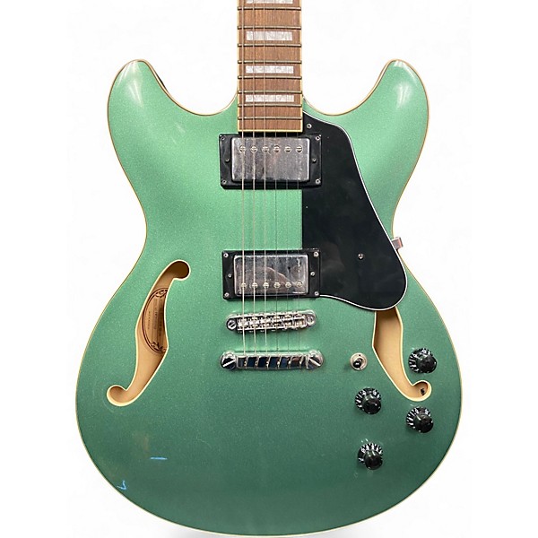 Used Ibanez AS73G Royal Olive Hollow Body Electric Guitar