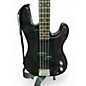 Used Silvertone 4 STRING BASS Black Electric Bass Guitar