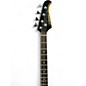 Used Silvertone 4 STRING BASS Black Electric Bass Guitar