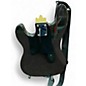 Used Silvertone 4 STRING BASS Black Electric Bass Guitar