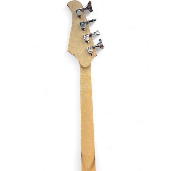 Used Silvertone 4 STRING BASS Black Electric Bass Guitar
