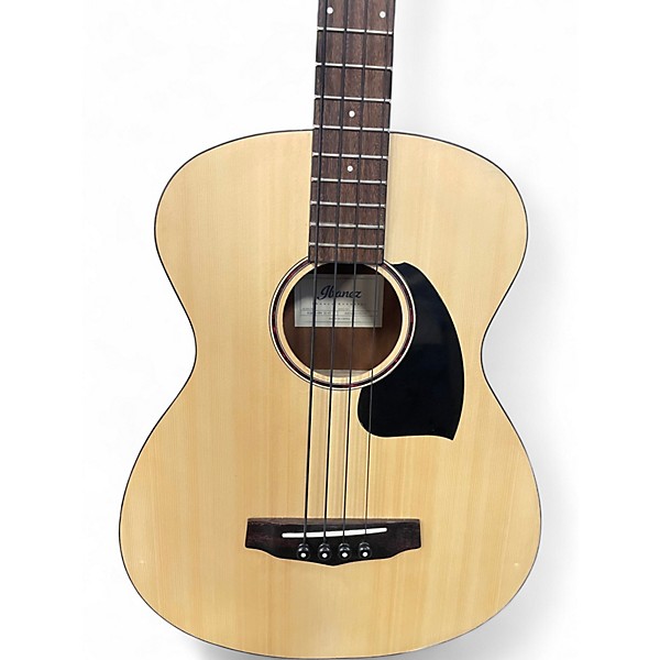 Used Ibanez PCBE12 Natural Acoustic Bass Guitar