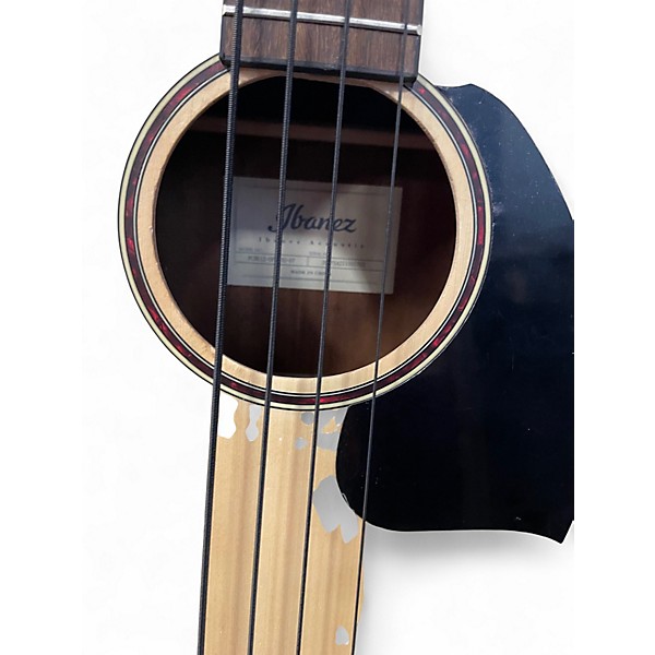 Used Ibanez PCBE12 Natural Acoustic Bass Guitar