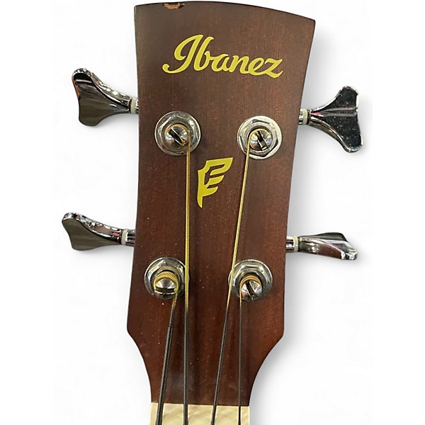 Used Ibanez PCBE12 Natural Acoustic Bass Guitar
