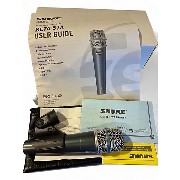 Used Shure Beta 57A Dynamic Microphone