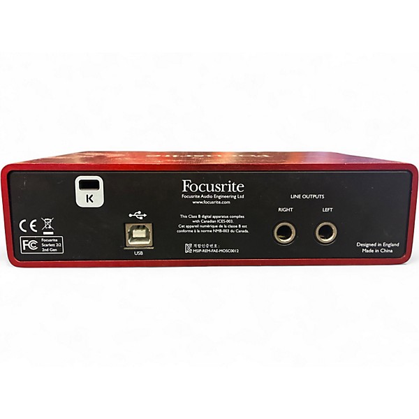 Used Focusrite Scarlett 2i2 Gen 2 Audio Interface