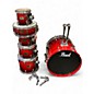 Used Pearl 6 Piece Session Custom Maple Cherry Fade Drum Kit thumbnail