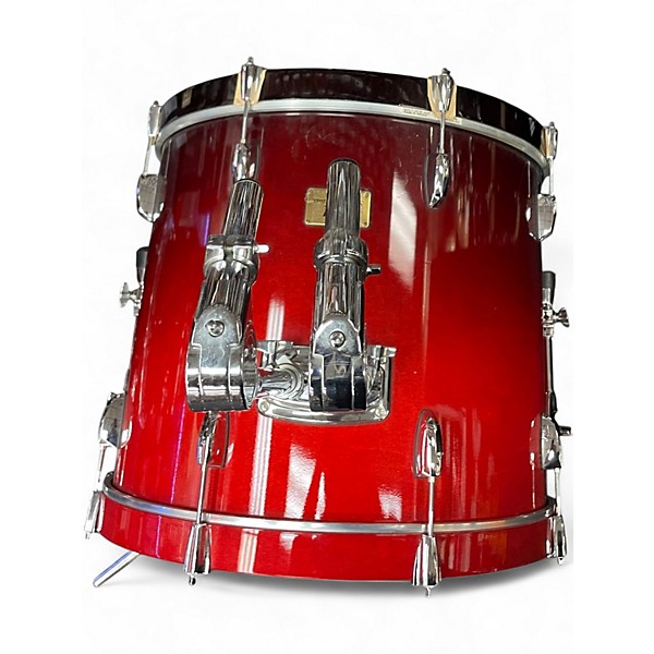 Used Pearl 6 Piece Session Custom Maple Cherry Fade Drum Kit
