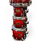 Used Pearl 6 Piece Session Custom Maple Cherry Fade Drum Kit