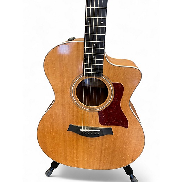 Used Taylor 214CE Natural Acoustic Electric Guitar