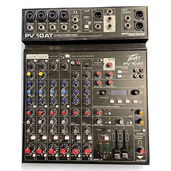Used Peavey PV10AT Unpowered Mixer