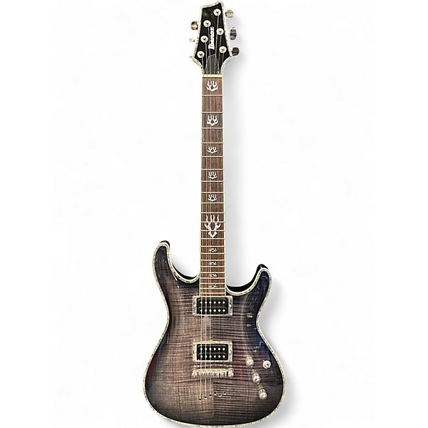 Used Ibanez SZ720FM Trans Black Solid Body Electric Guitar
