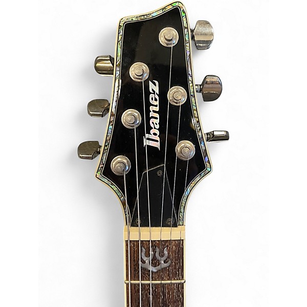 Used Ibanez SZ720FM Trans Black Solid Body Electric Guitar