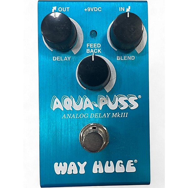 Used Way Huge Electronics WHE701 Aqua Puss Analog Delay Effect Pedal