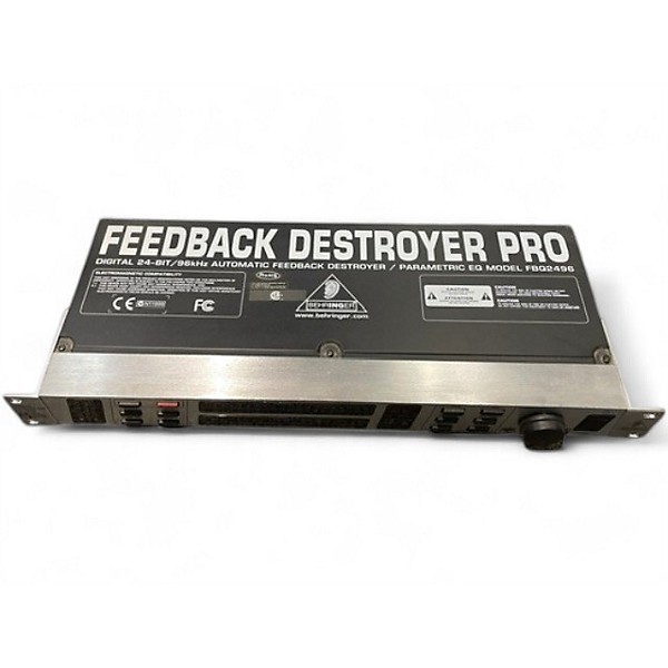 Used Behringer Feedback Destroyer Pro FBQ2496 Feedback Suppressor