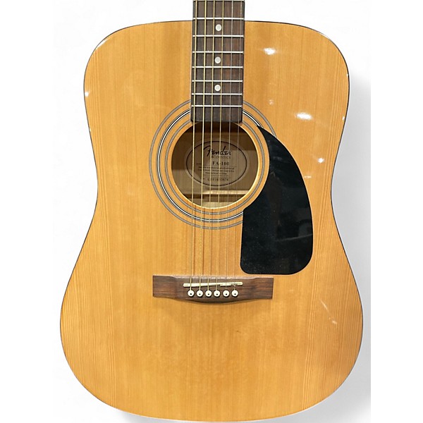 Used Fender FA100 Natural Acoustic Guitar