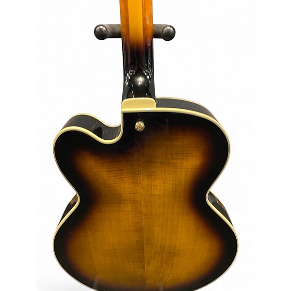 Used Ibanez AF95FM Antique Yellow Sunburst Hollow Body Electric Guitar
