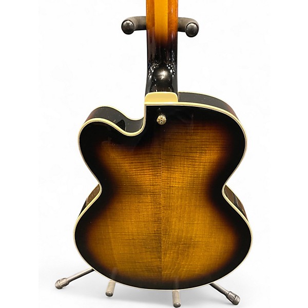 Used Ibanez AF95FM Antique Yellow Sunburst Hollow Body Electric Guitar