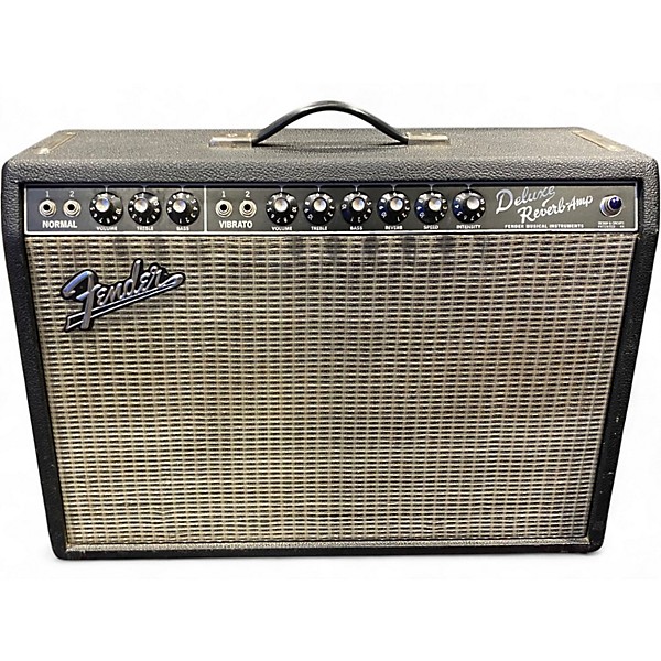Used 2003 Fender '65 Deluxe Reverb Reissue 22 Watt Tube Guitar Combo Amp