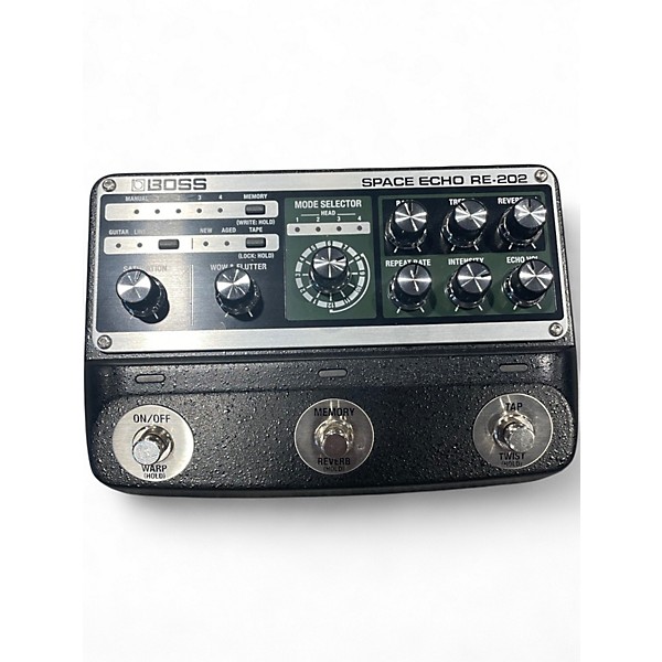 Used BOSS RE-202 SPACE ECHO Effect Pedal Package