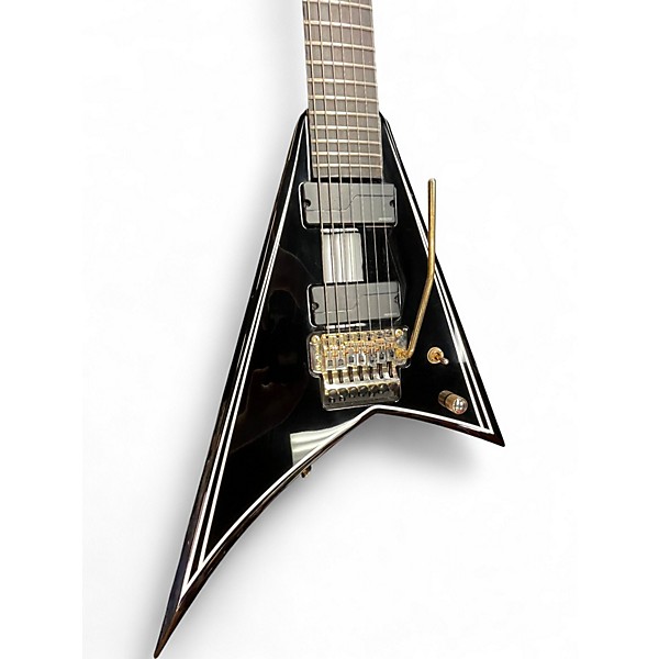 Used Jackson MARK HEYLMUN RR24-7 Black and White Solid Body Electric Guitar