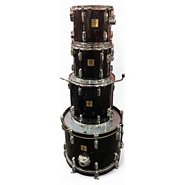 Used Yamaha 4 Piece POWER V Black Drum Kit