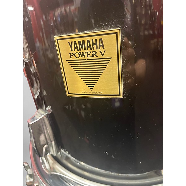 Used Yamaha 4 Piece POWER V Black Drum Kit