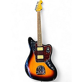 Used Fender Kurt Cobain Jaguar 3 Tone Sunburst Solid Body Electric Guitar