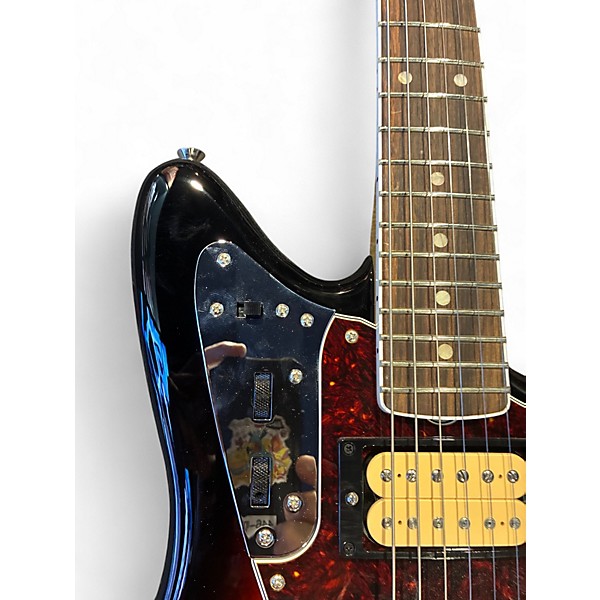 Used Fender Kurt Cobain Jaguar 3 Tone Sunburst Solid Body Electric Guitar