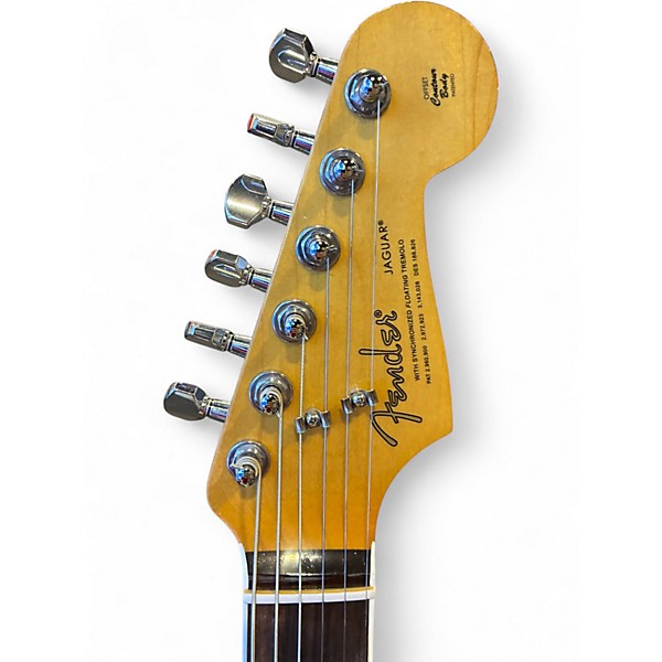 Used Fender Kurt Cobain Jaguar 3 Tone Sunburst Solid Body Electric Guitar