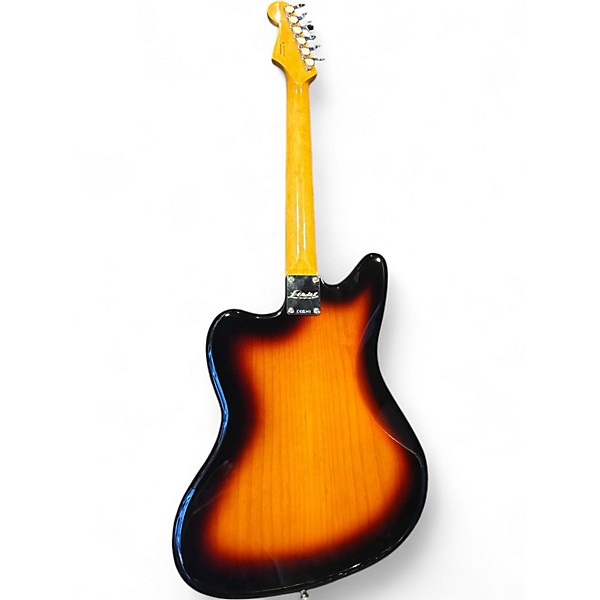 Used Fender Kurt Cobain Jaguar 3 Tone Sunburst Solid Body Electric Guitar