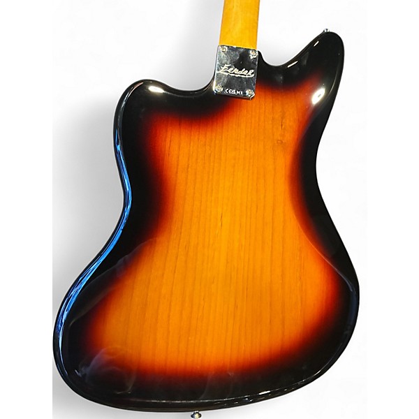Used Fender Kurt Cobain Jaguar 3 Tone Sunburst Solid Body Electric Guitar