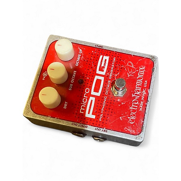 Used Electro-Harmonix Micro Pog Polyphonic Octave Generator Effect Pedal