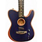 Used Fender American Acoustasonic Telecaster Blue Acoustic Electric Guitar