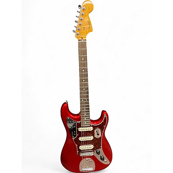 Used 2018 Fender PARALLEL UNIVERSE JAGUAR STRAT Candy Apple Red Solid Body Electric Guitar