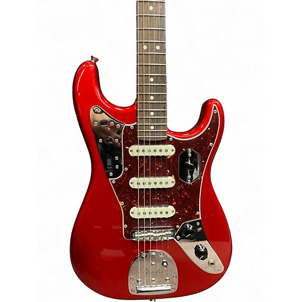 Used 2018 Fender PARALLEL UNIVERSE JAGUAR STRAT Candy Apple Red Solid Body Electric Guitar