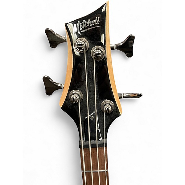 Used Mitchell MB200GM Gunmetal Gray Electric Bass Guitar