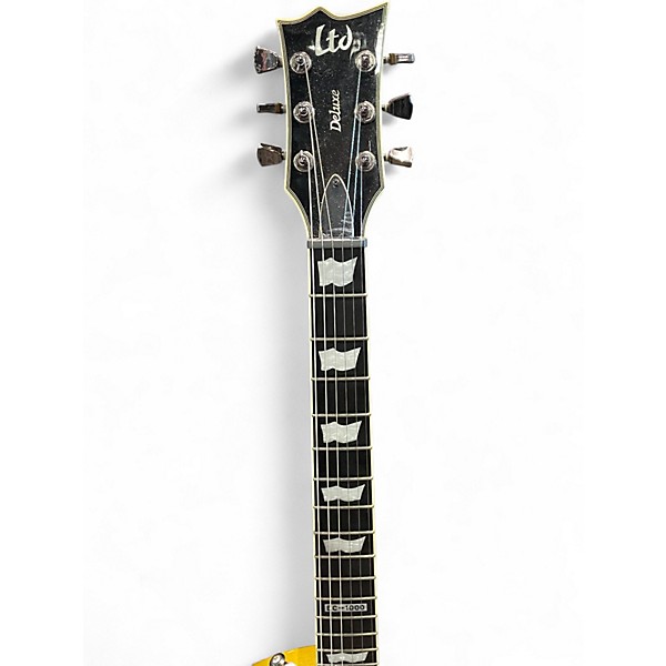 Used ESP EC1000 Deluxe Gold burst Solid Body Electric Guitar