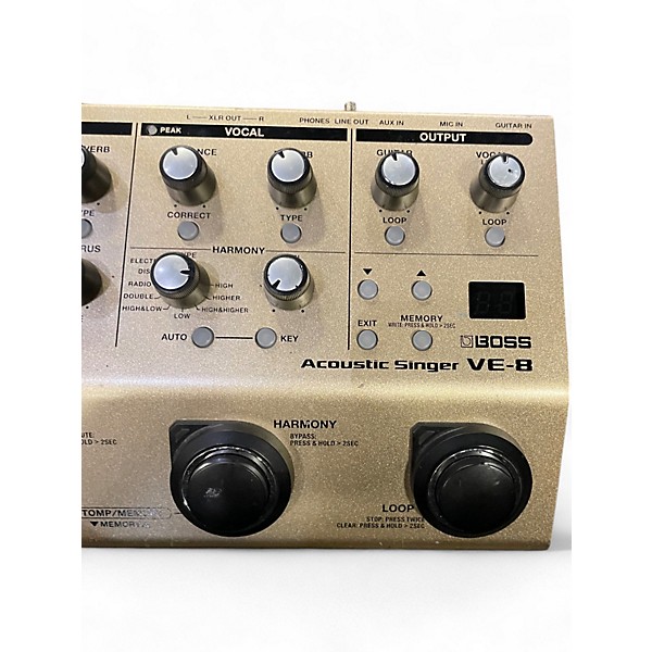 Used BOSS VE8 Acoustic Singer Effect Processor