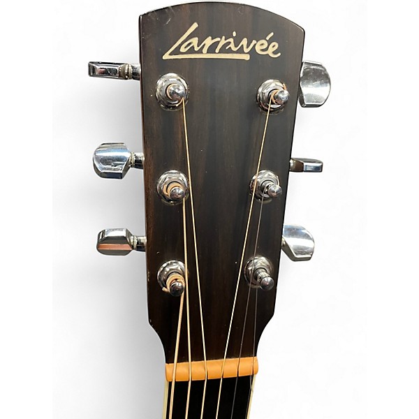 Used Larrivee DV-03 Natural Acoustic Electric Guitar