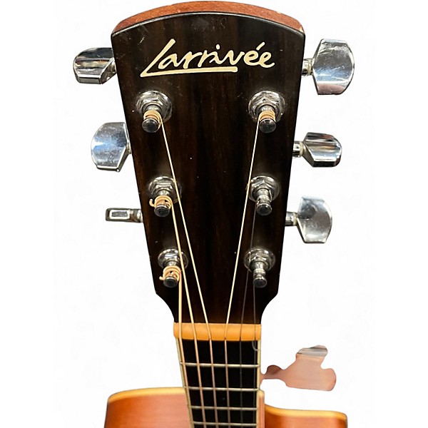 Used Larrivee DV-03 Natural Acoustic Electric Guitar