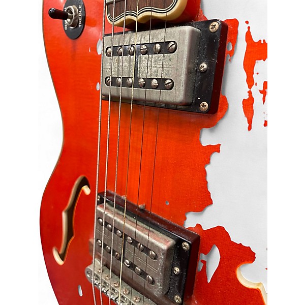 Used Epiphone Emperor Swingster Sunrise Orange Hollow Body Electric Guitar